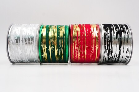 Metallisches Streifenmuster Trim Drahtband_KW0349S.KW0349 (2)